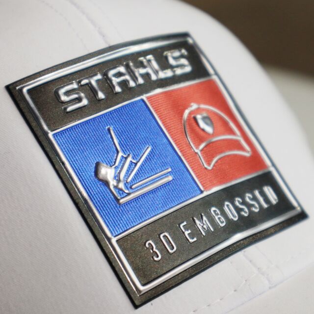 3d embossed metallic badges uk